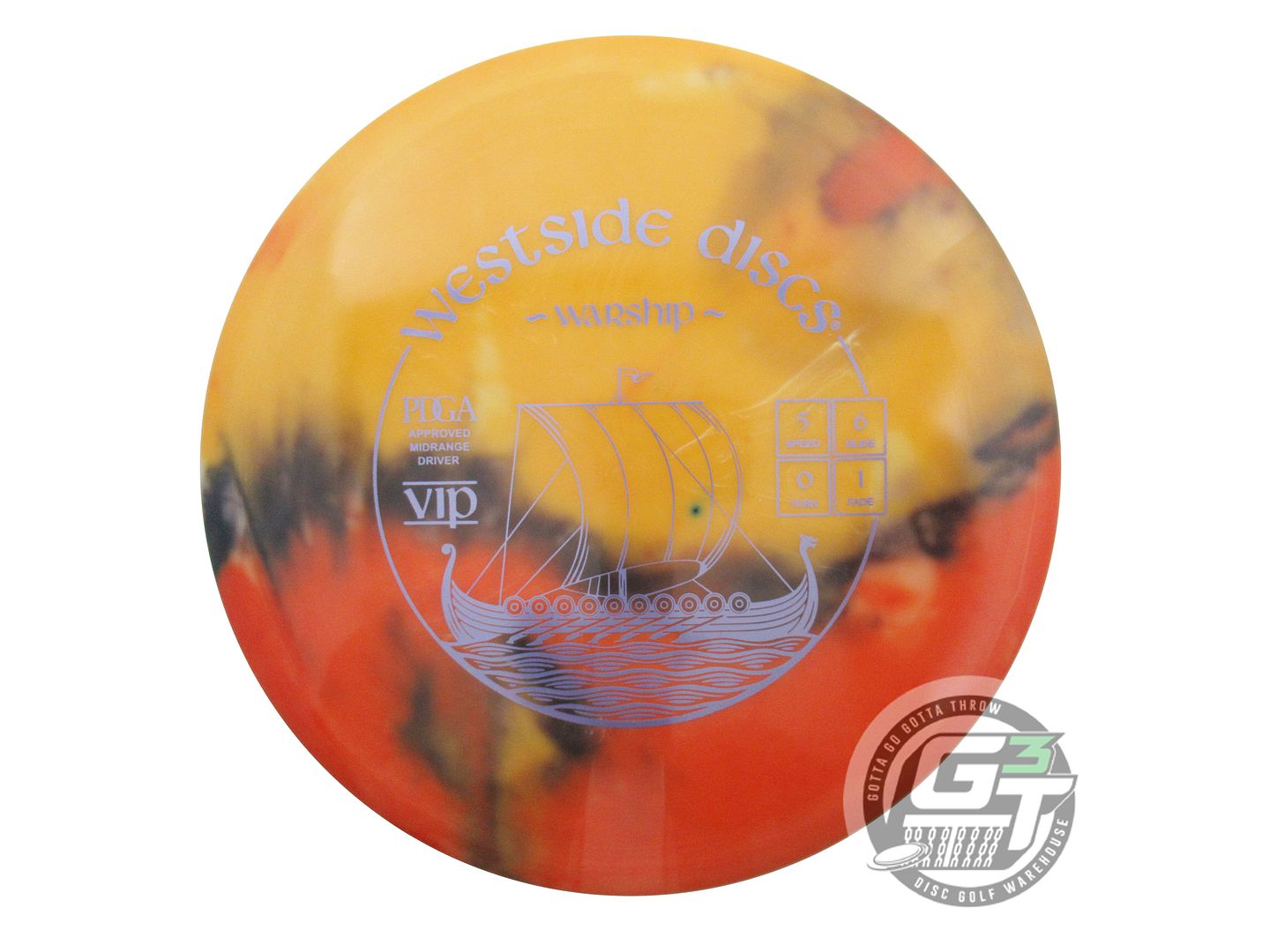 Westside MyDye VIP Warship Midrange Golf Disc (Individually Listed)