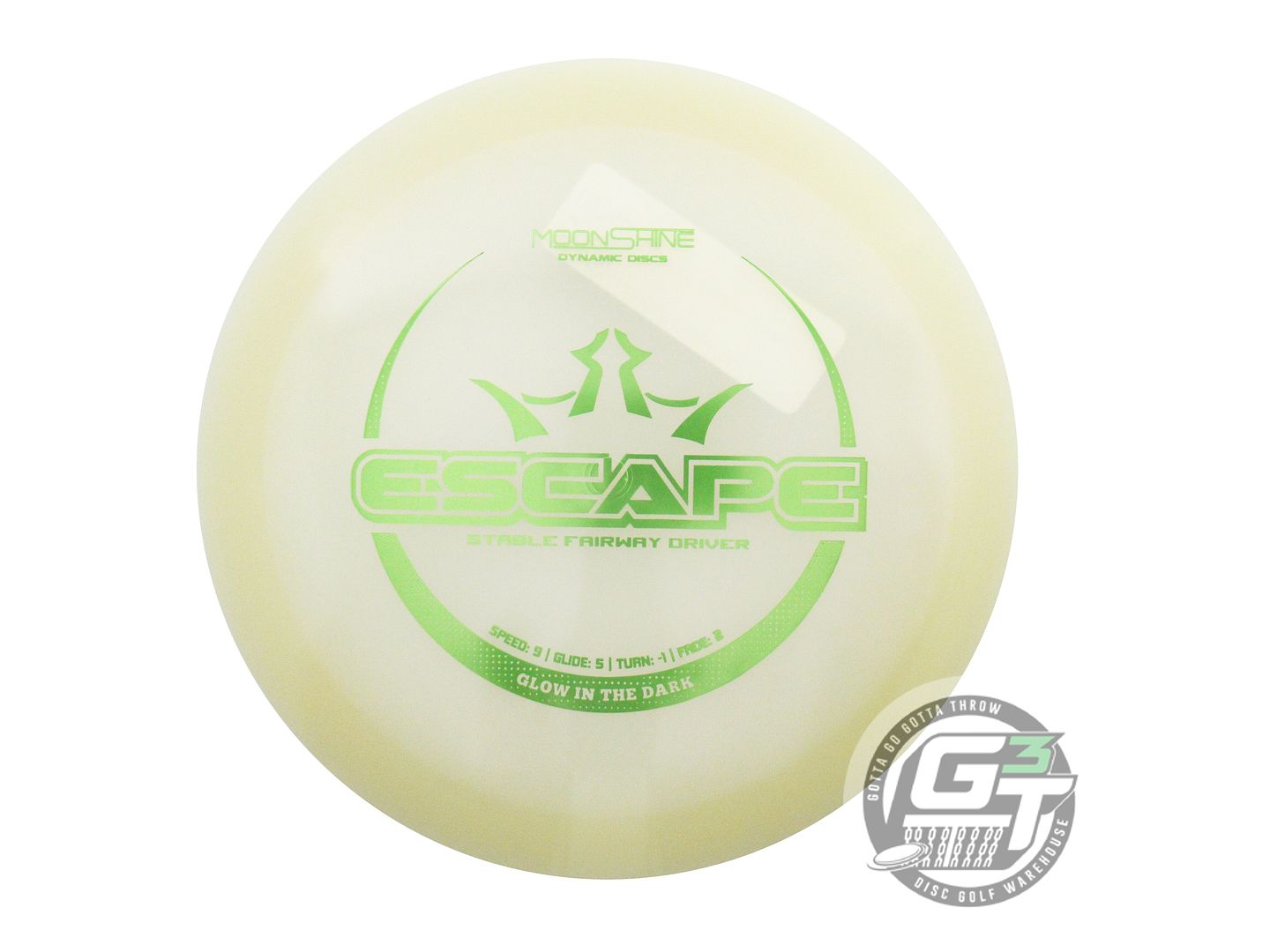 Dynamic Discs Moonshine Glow Lucid Escape Fairway Driver Golf Disc (Individually Listed)