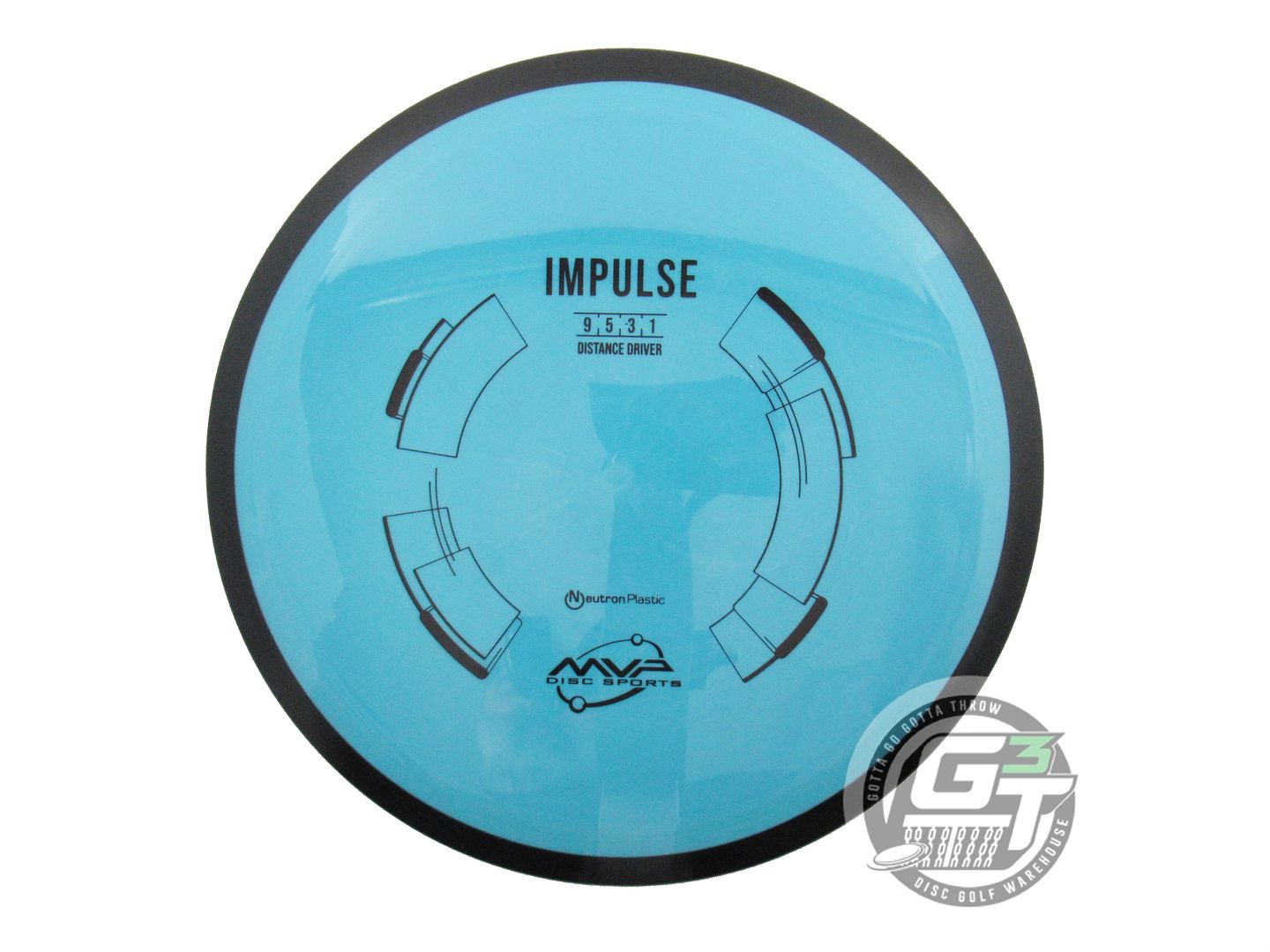 MVP Neutron Impulse Distance Driver Golf Disc (Individually Listed)