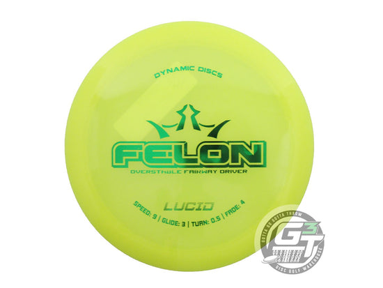 Dynamic Discs Lucid Felon Fairway Driver Golf Disc (Individually Listed)