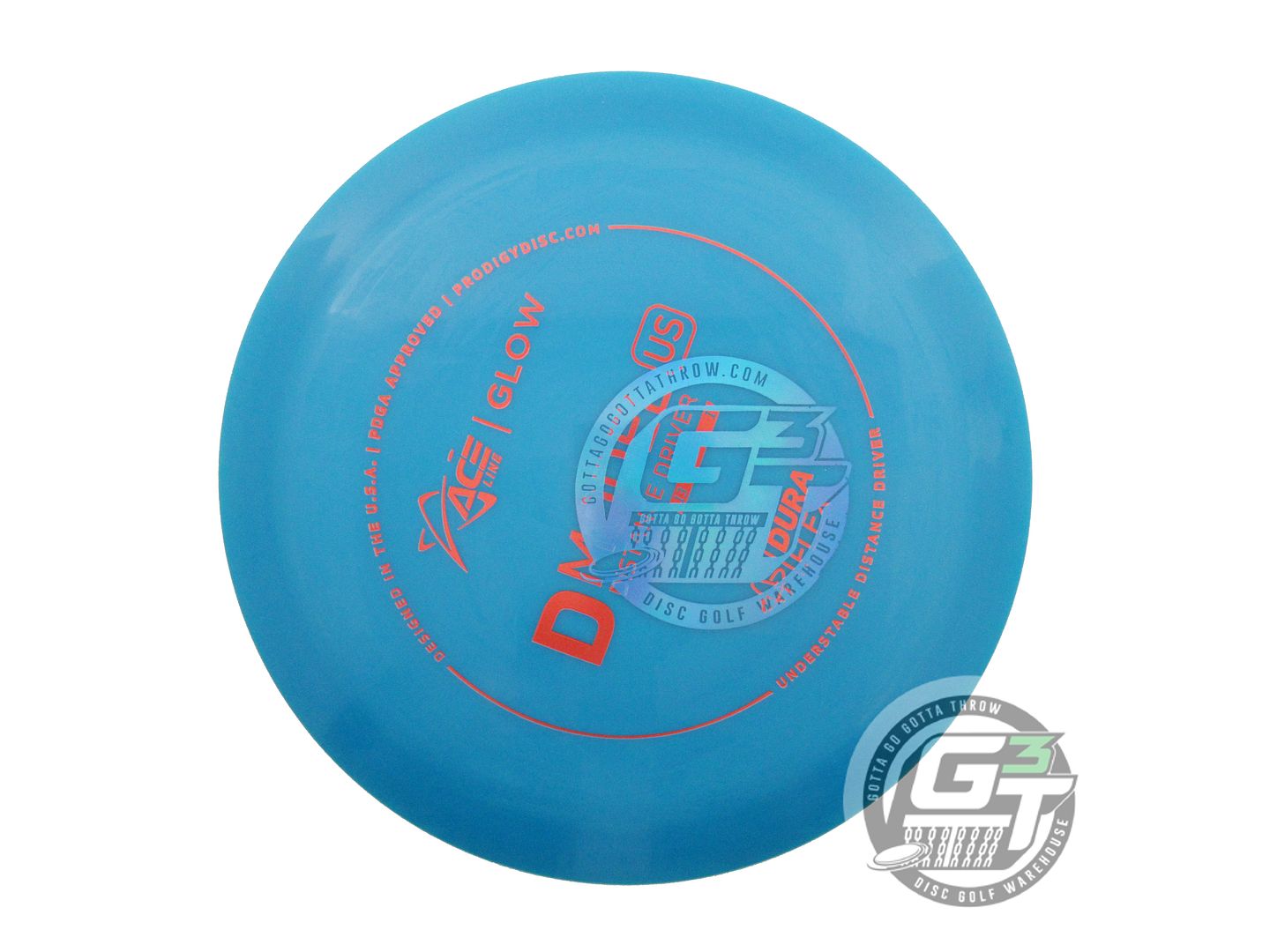 Prodigy Factory Second Ace Line Glow DuraFlex D Model US Distance Driver Golf Disc (Individually Listed)