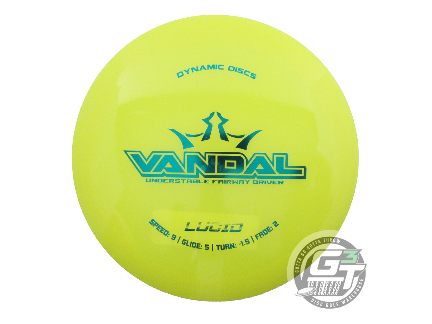 Dynamic Discs Lucid Vandal Fairway Driver Golf Disc (Individually Listed)
