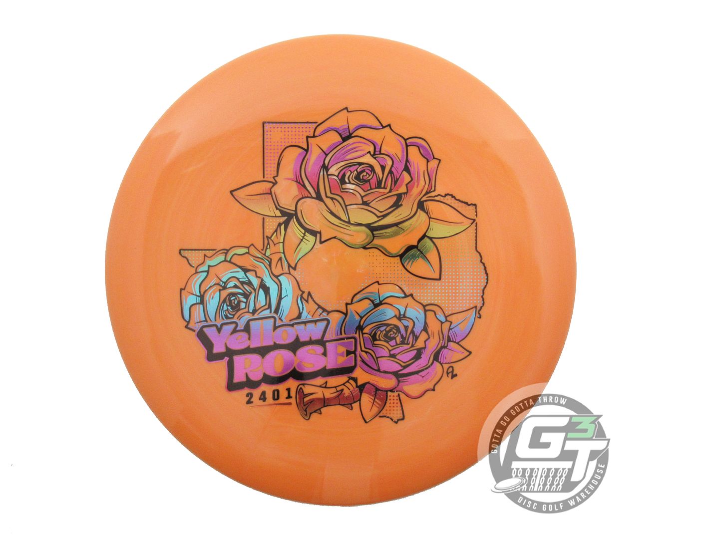 Lone Star Artist Series Alpha Yellow Rose Putter Golf Disc (Individually Listed)