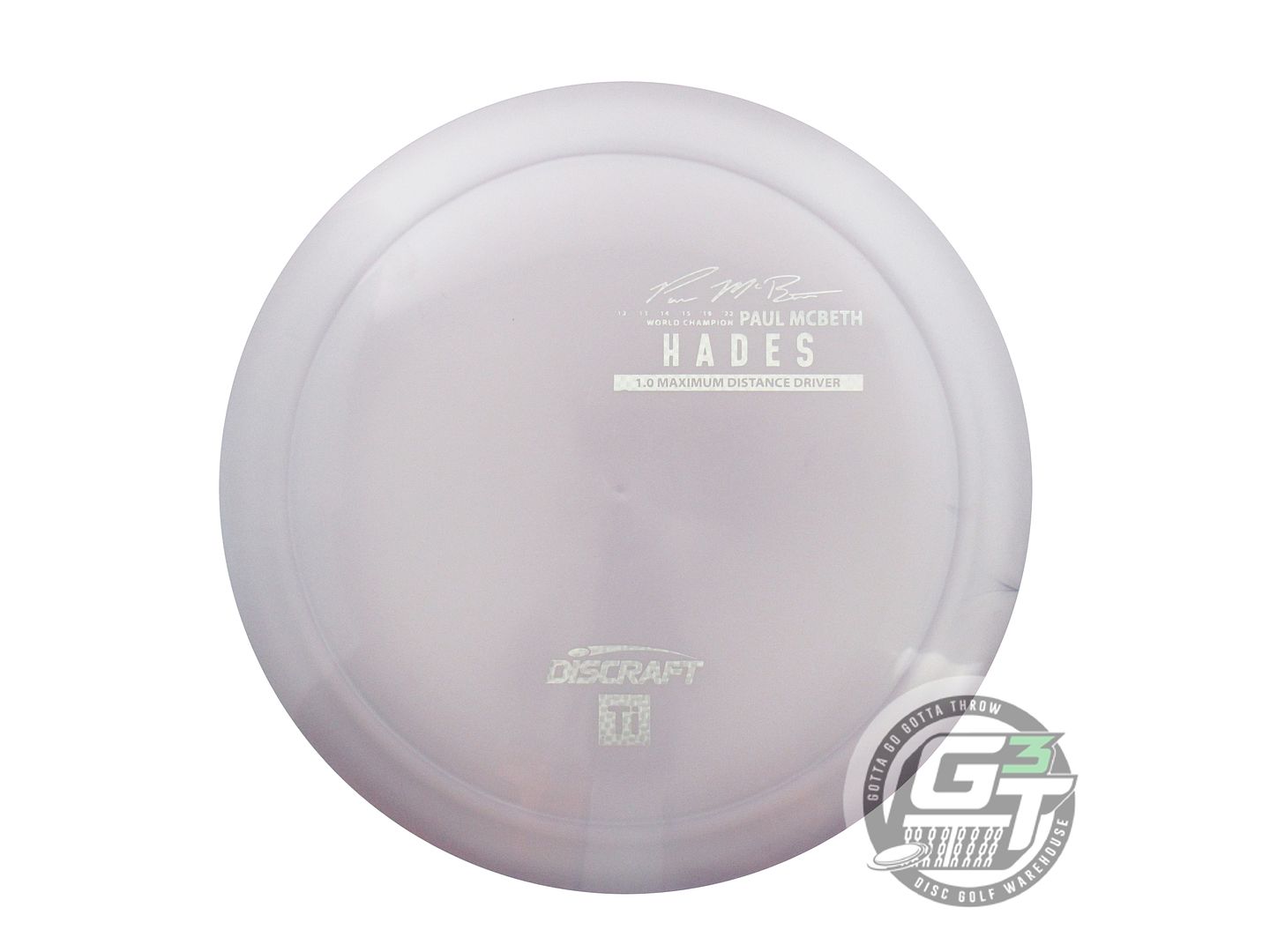 Discraft Limited Edition 2024 Elite Team Paul McBeth Titanium Hades Distance Driver Golf Disc (Individually Listed)