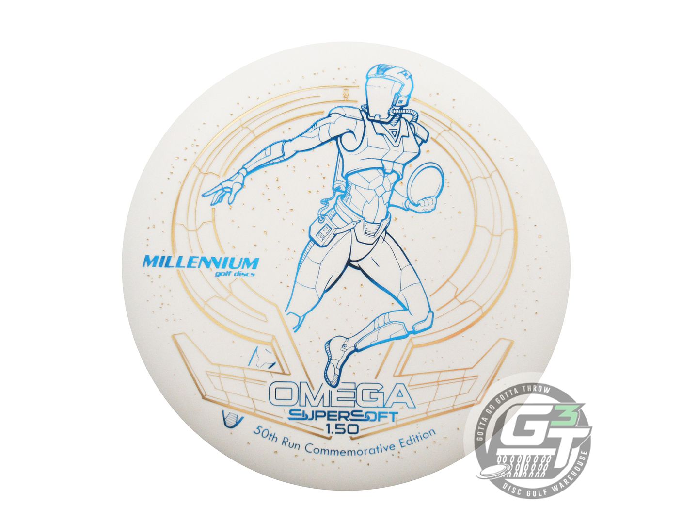 Millennium Limited Edition XXL Stamp 50th Run Commemorative Standard Omega SuperSoft Putter Golf Disc (Individually Listed)