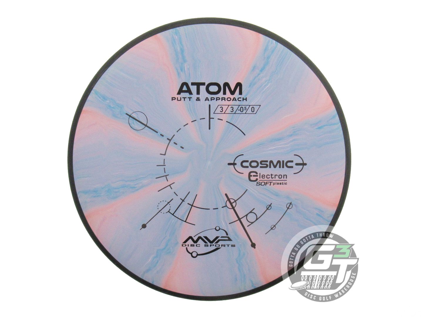MVP Cosmic Electron Soft Atom Putter Golf Disc (Individually Listed)