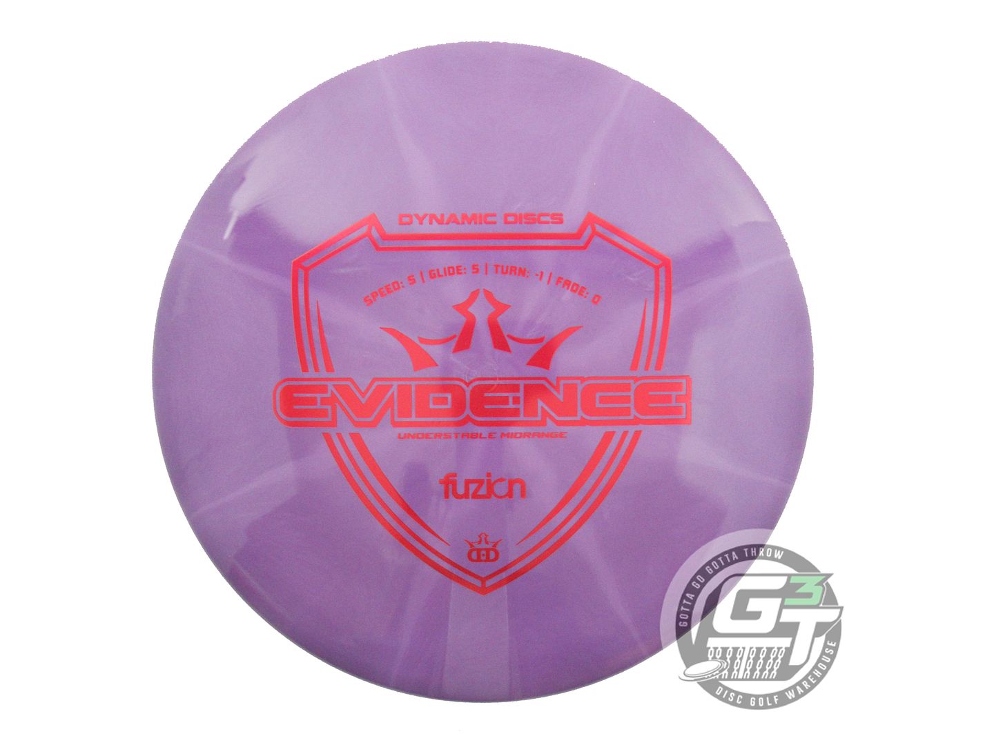 Dynamic Discs Fuzion Burst Evidence Midrange Golf Disc (Individually Listed)