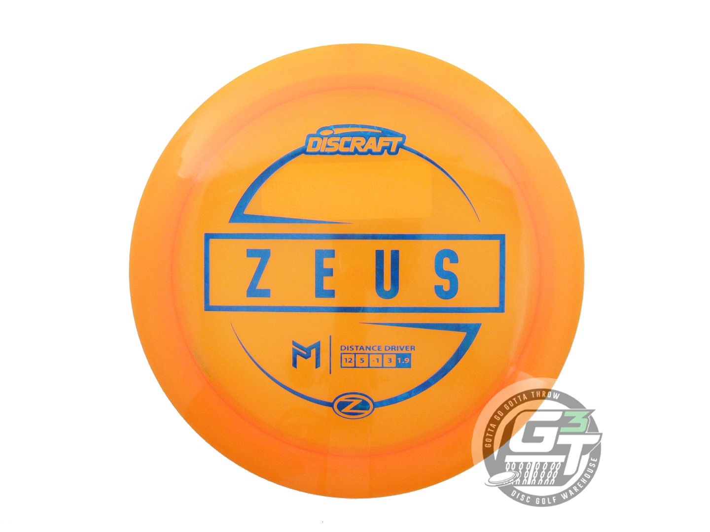 Discraft Paul McBeth Signature Elite Z Zeus Distance Driver Golf Disc (Individually Listed)