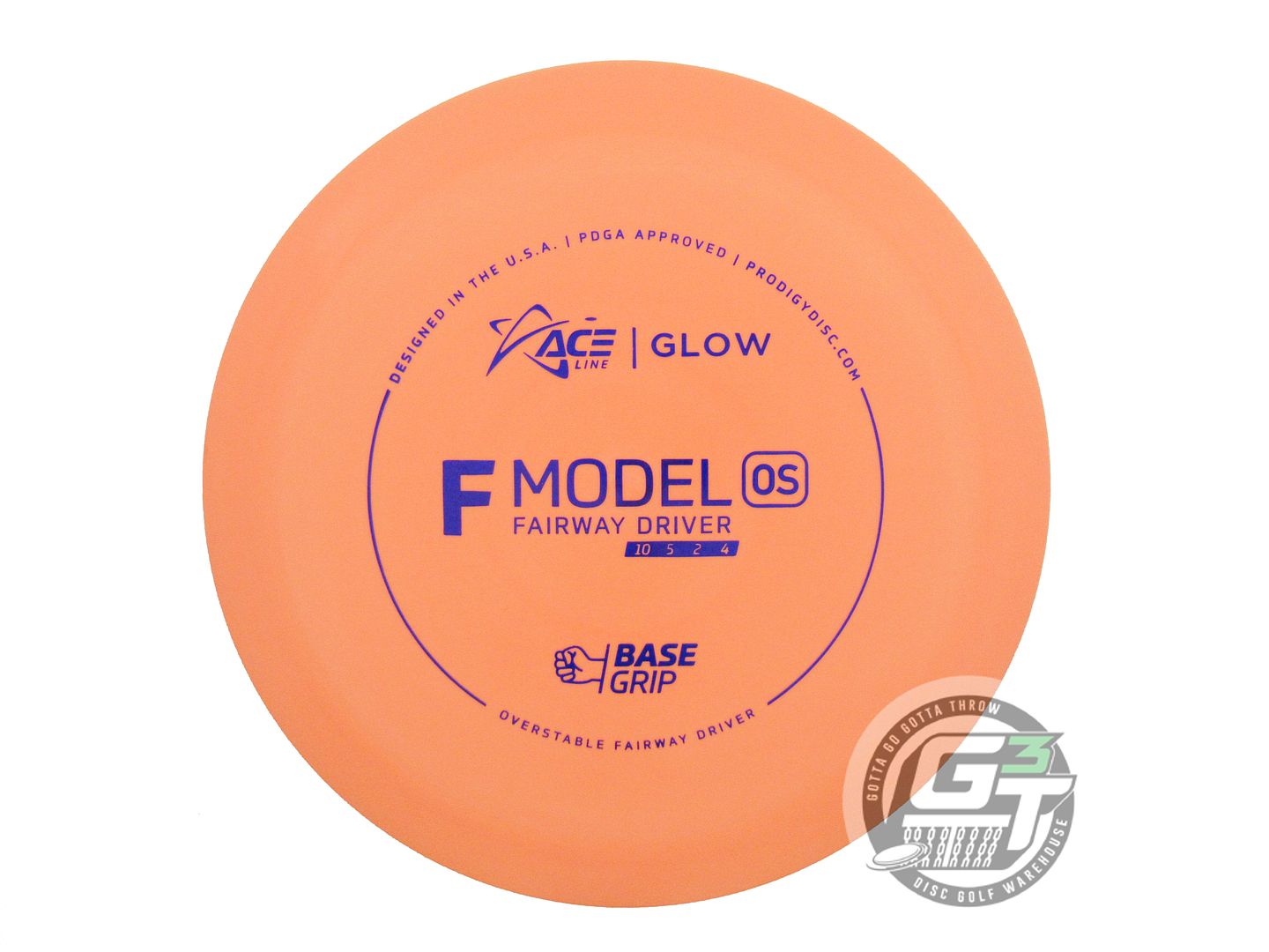 Prodigy Ace Line Glow Base Grip F Model OS Fairway Driver Golf Disc (Individually Listed)