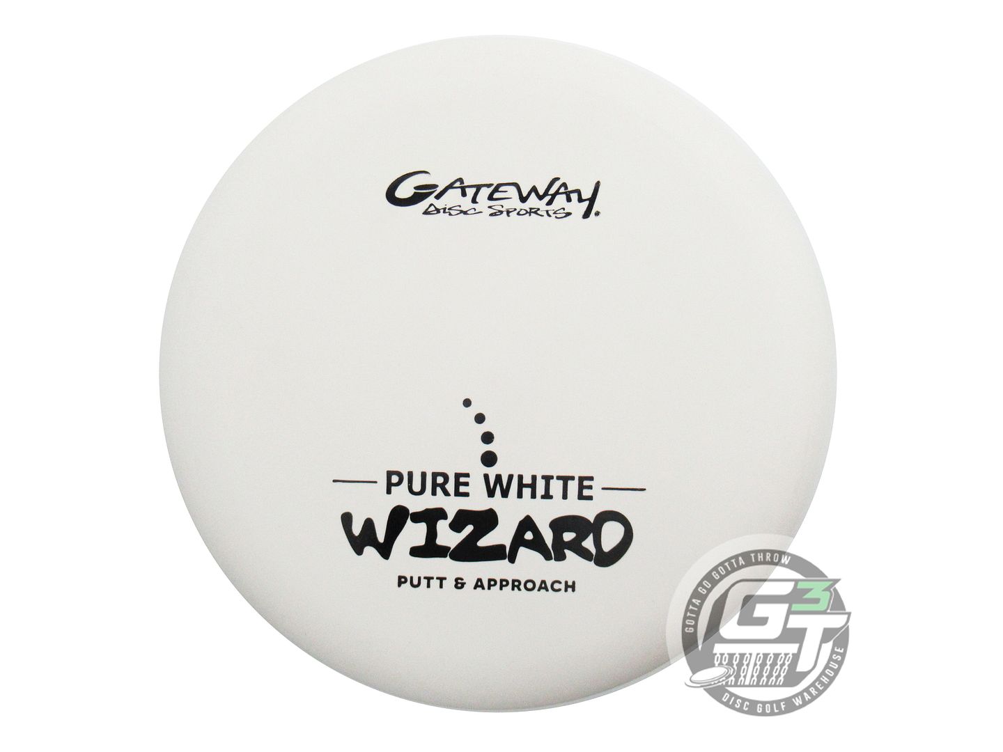 Gateway Pure White Wizard Putter Golf Disc (Individually Listed)
