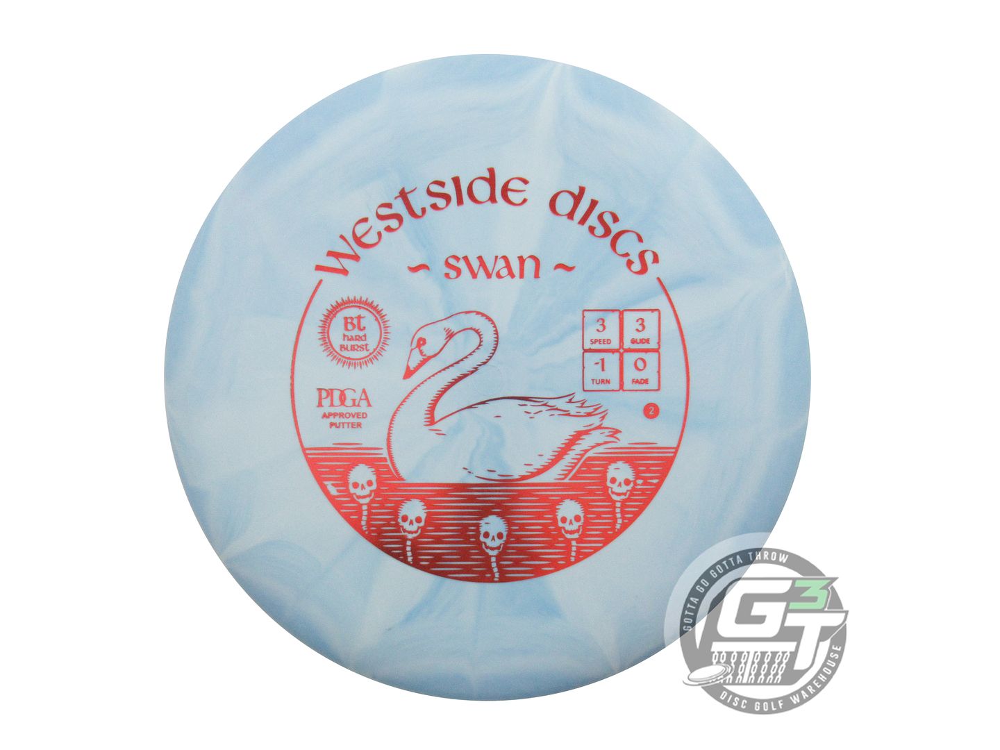 Westside BT Hard Burst Swan 2 Putter Golf Disc (Individually Listed)