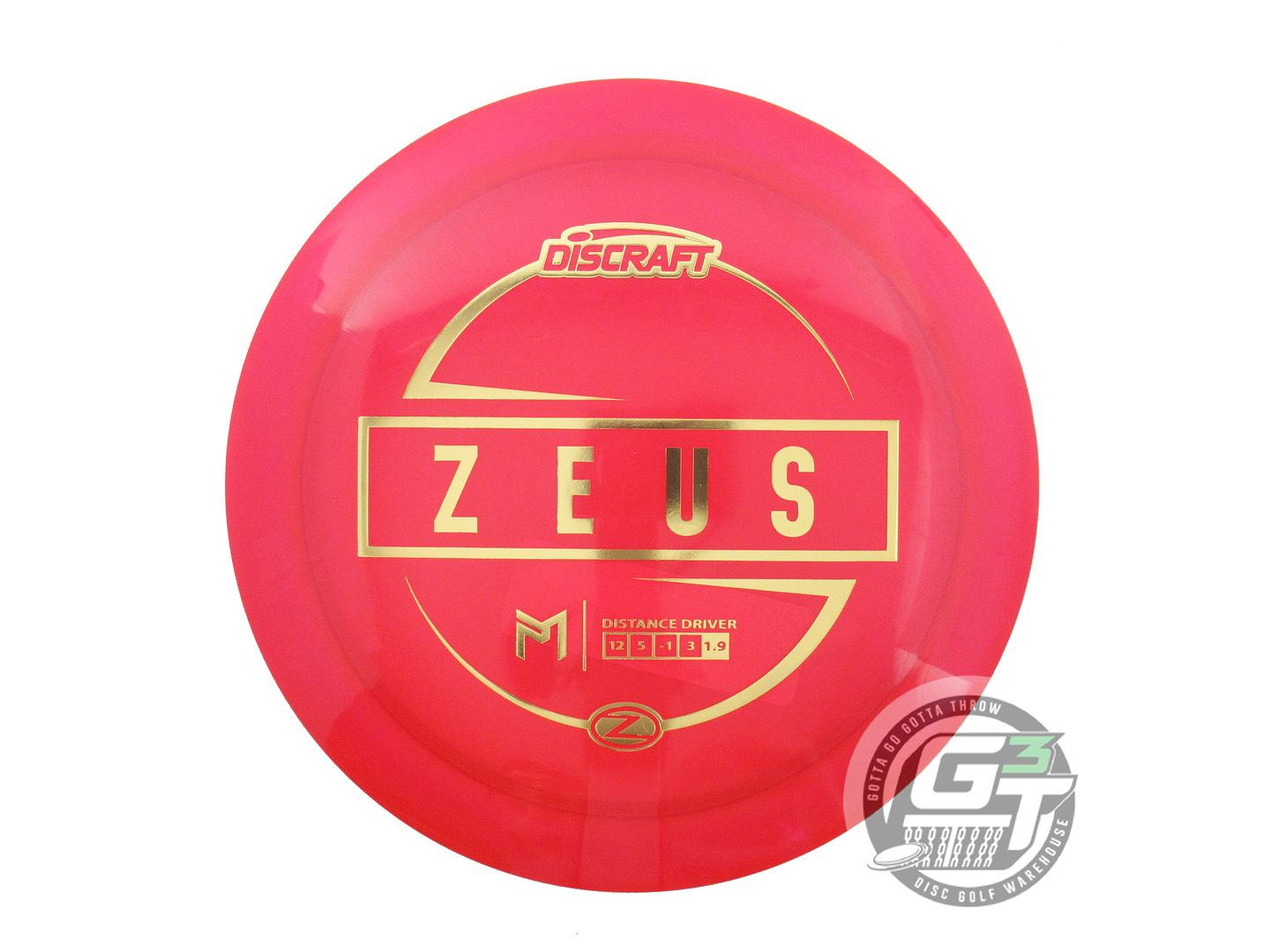 Discraft Paul McBeth Signature Elite Z Zeus Distance Driver Golf Disc (Individually Listed)