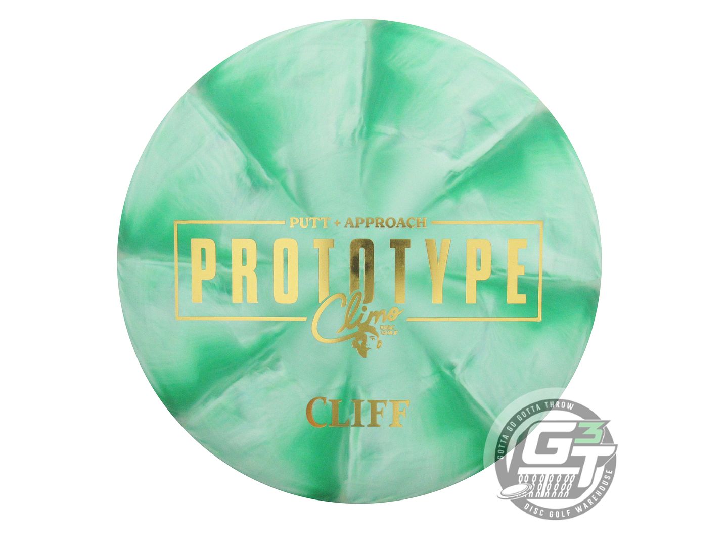 Climo Limited Edition Prototype Swirl Trophy Line Cliff Putter Golf Disc (Individually Listed)
