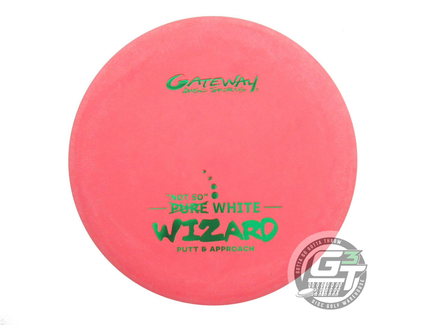 Gateway "Not So" Pure White Wizard Putter Golf Disc (Individually Listed)