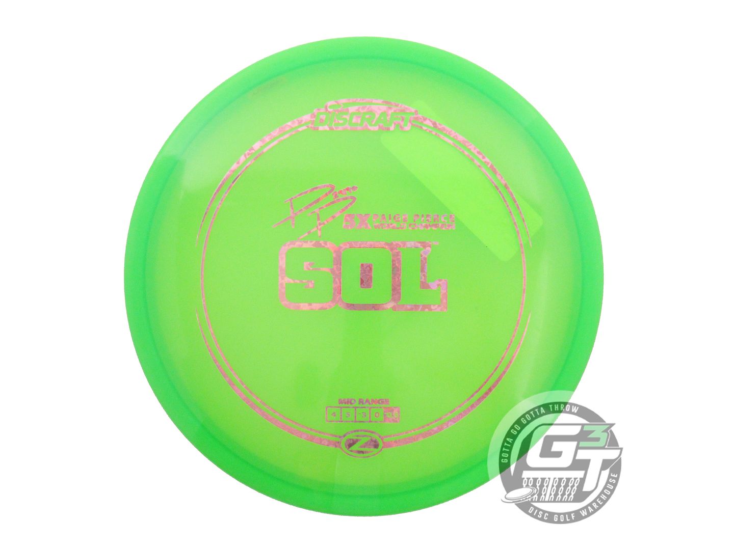 Discraft Elite Z Sol [Paige Pierce 5X] Midrange Golf Disc (Individually Listed)