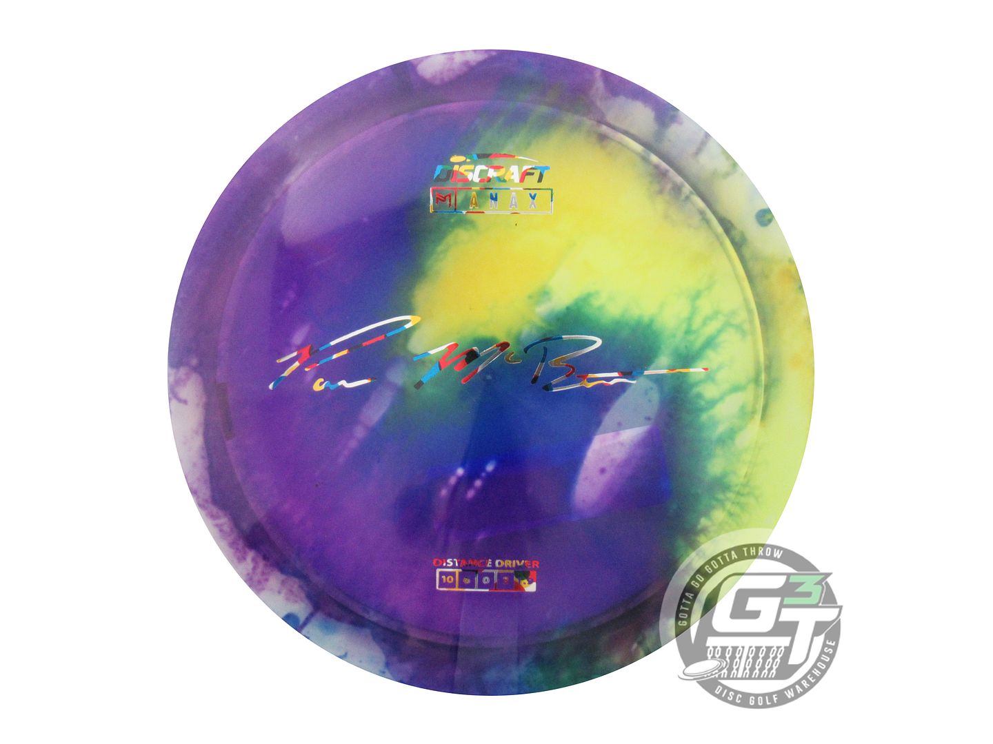 Discraft Paul McBeth Signature Fly Dye Elite Z Anax Distance Driver Golf Disc (Individually Listed)