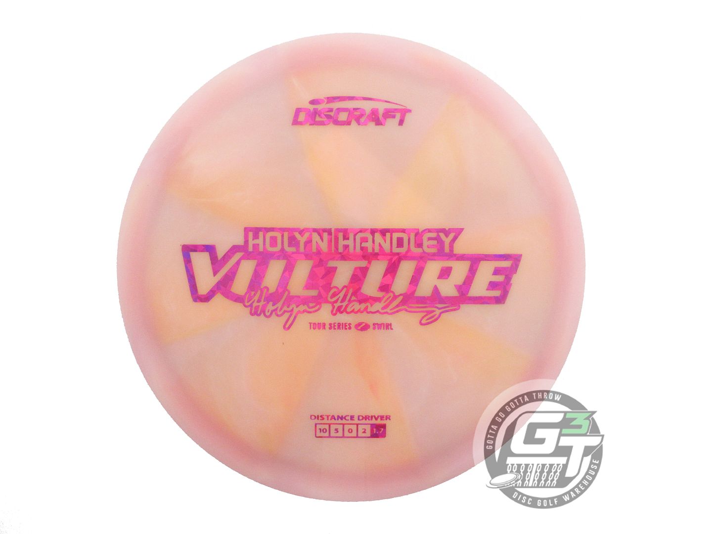 Discraft Limited Edition 2025 Tour Series Holyn Handley Swirl Elite Z Vulture Distance Driver Golf Disc (Individually Listed)