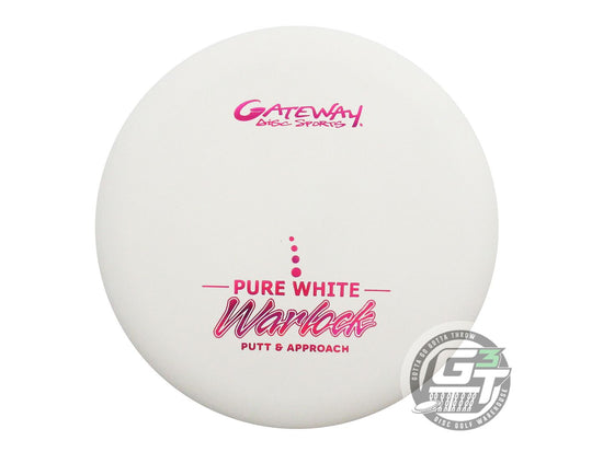 Gateway Pure White Warlock Putter Golf Disc (Individually Listed)