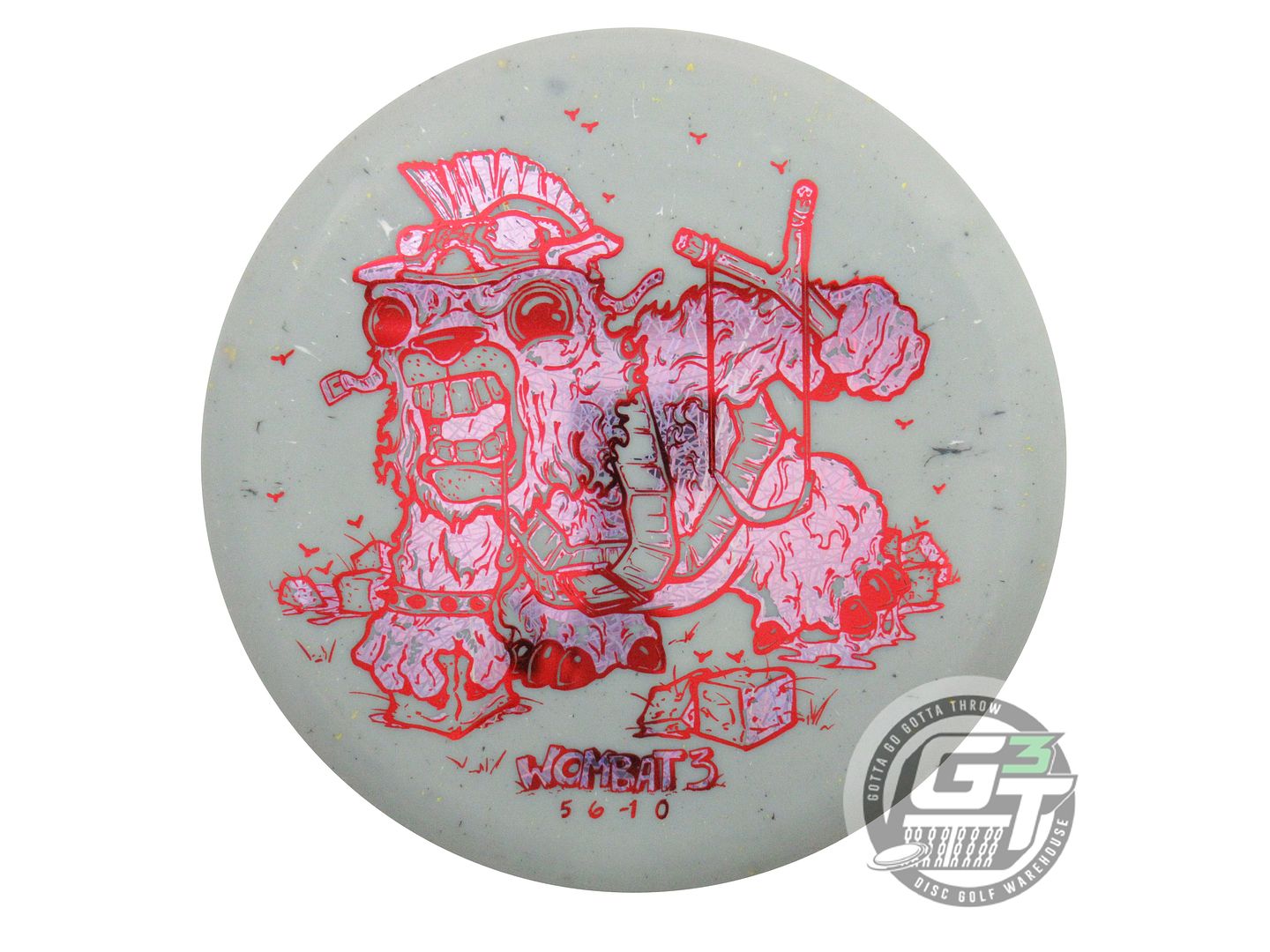 Innova Limited Edition Unhinged Stamp Splatter Star Wombat3 Midrange Golf Disc (Individually Listed)