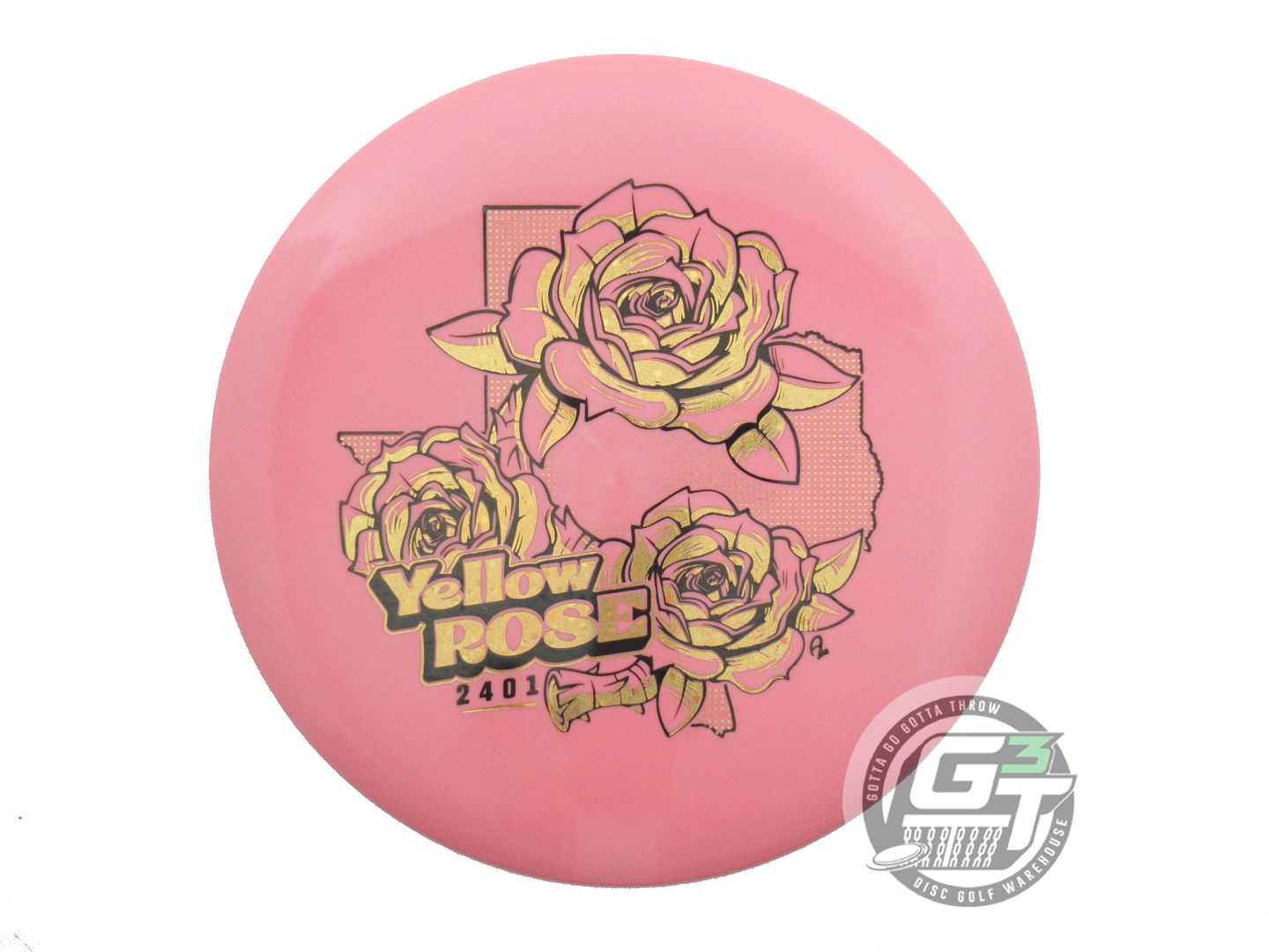 Lone Star Artist Series Lima Yellow Rose Putter Golf Disc (Individually Listed)