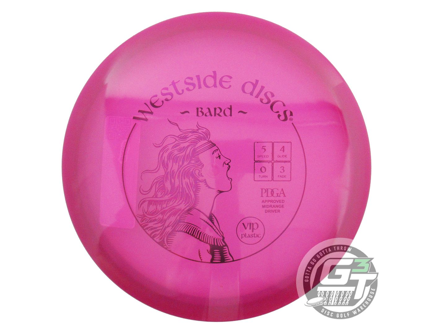 Westside VIP Bard Midrange Golf Disc (Individually Listed)