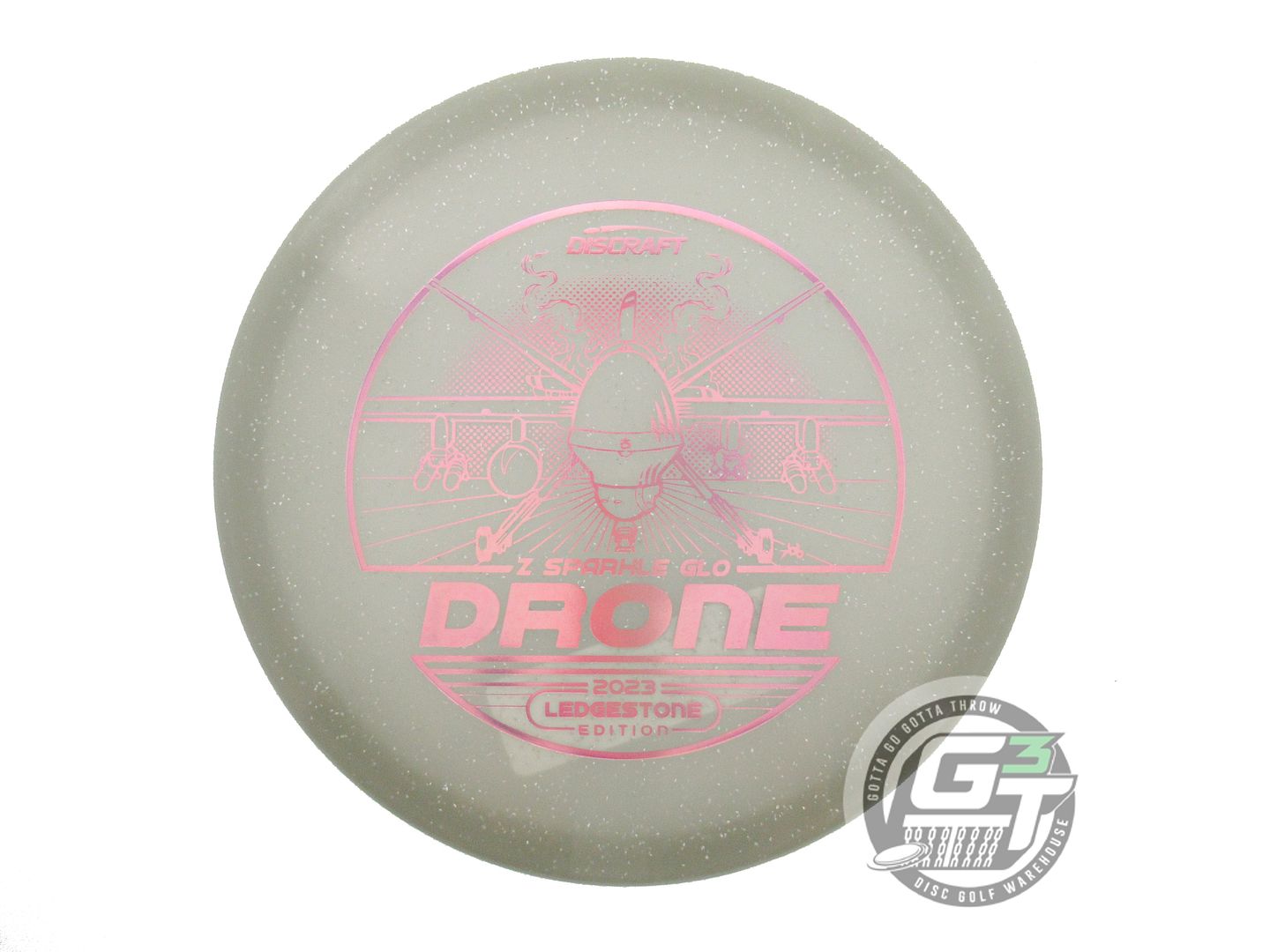 Discraft Limited Edition 2023 Ledgestone Open Tour Series Glo Sparkle Elite Z Drone Midrange Golf Disc (Individually Listed)