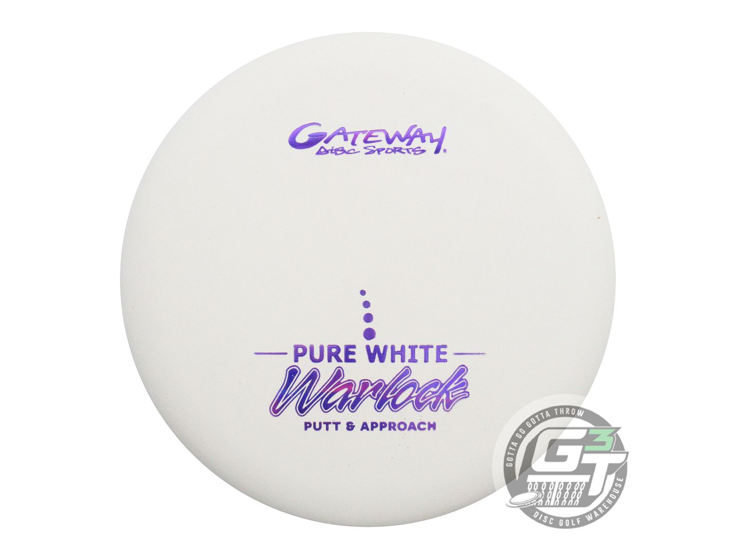 Gateway Pure White Warlock Putter Golf Disc (Individually Listed)
