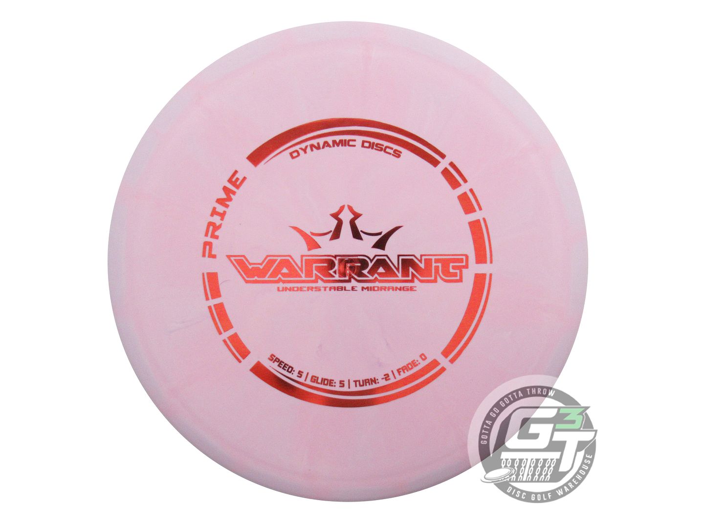 Dynamic Discs Prime Burst Warrant Midrange Golf Disc (Individually Listed)