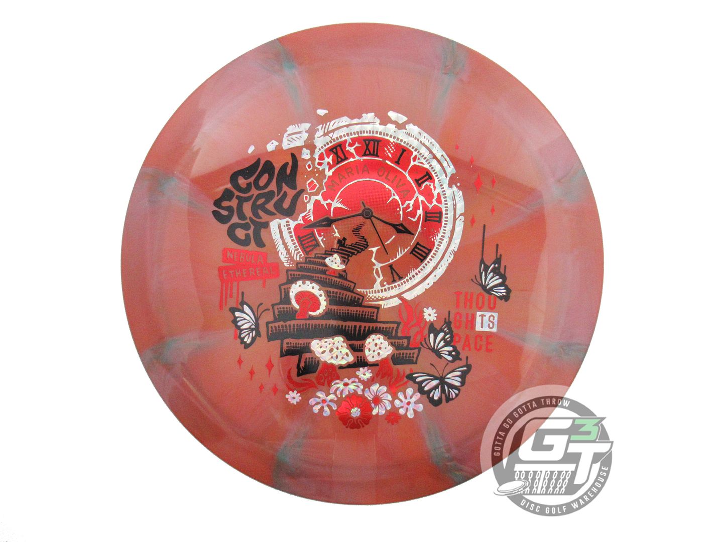 Thought Space Athletics Limited Edition 2023 Signature Series Maria Oliva Nebula Ethereal Construct Distance Driver Golf Disc (Individually Listed)