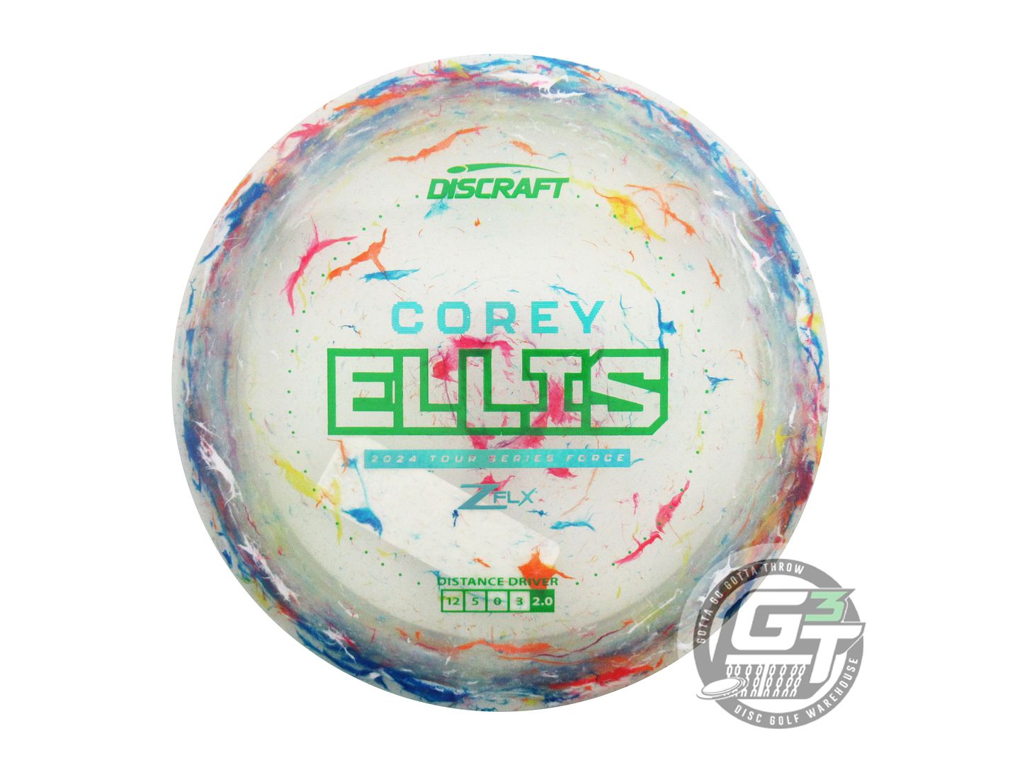 Discraft Limited Edition 2024 Tour Series Corey Ellis Jawbreaker Elite Z FLX Force Distance Driver Golf Disc (Individually Listed)