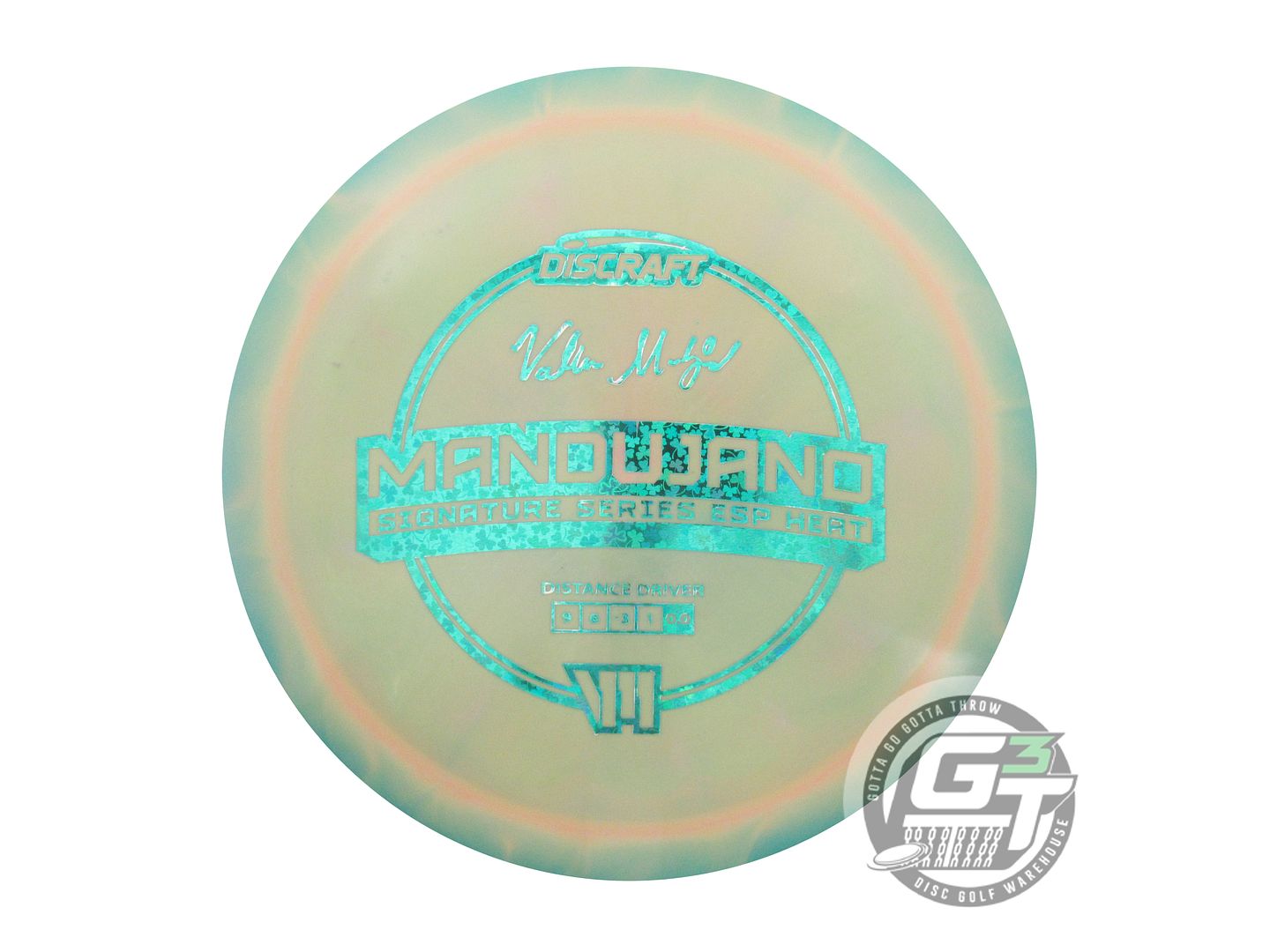 Discraft Limited Edition 2023 Signature Series Valerie Mandujano Swirl ESP Heat Distance Driver Golf Disc (Individually Listed)