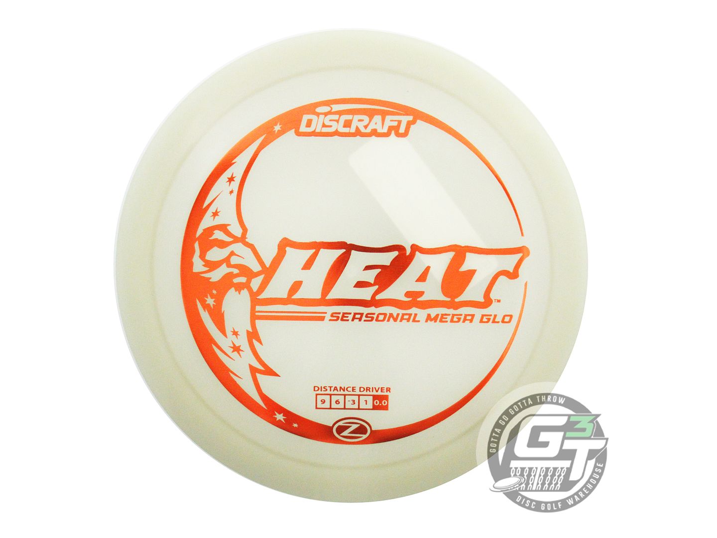 Discraft Seasonal Mega Glo Z Heat Distance Driver Golf Disc (Individually Listed)