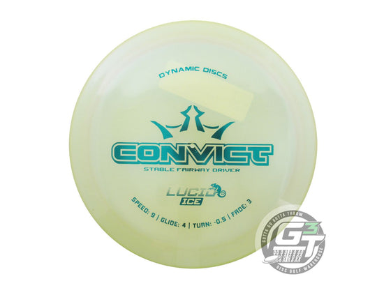 Dynamic Discs Chameleon Lucid Ice Convict Fairway Driver Golf Disc (Individually Listed)