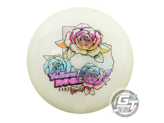 Lone Star Artist Series Glow Bravo Yellow Rose Putter Golf Disc (Individually Listed)