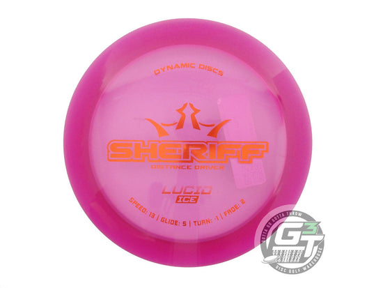 Dynamic Discs Lucid Ice Sheriff Distance Driver Golf Disc (Individually Listed)