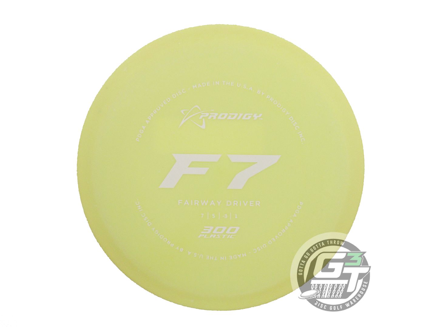 Prodigy 300 Series F7 Fairway Driver Golf Disc (Individually Listed)