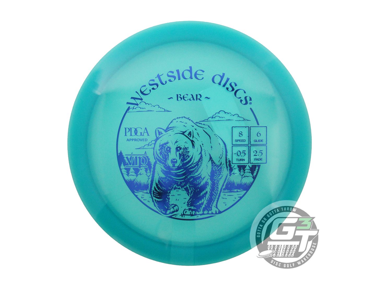 Westside VIP Bear Fairway Driver Golf Disc (Individually Listed)