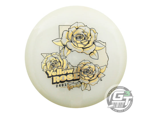 Lone Star Artist Series Glow Bravo Yellow Rose Putter Golf Disc (Individually Listed)