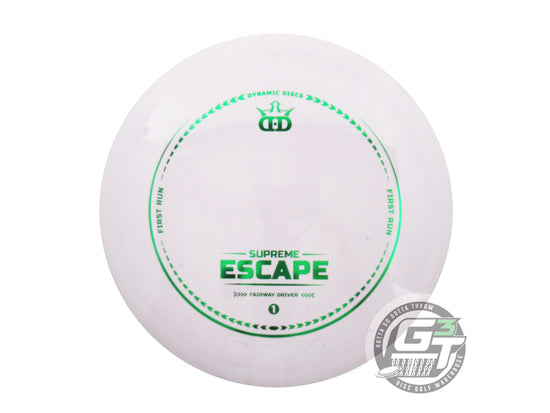 Dynamic Discs First Run Supreme Escape Fairway Driver Golf Disc (Individually Listed)