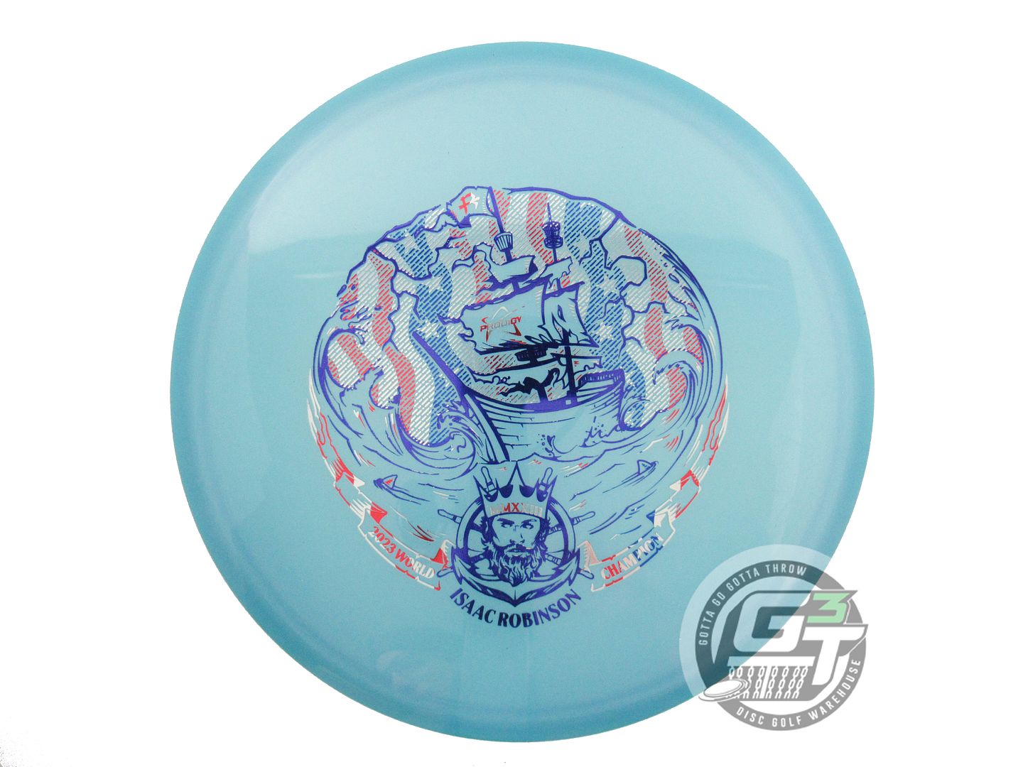 Prodigy Limited Edition Isaac Robinson 2023 PDGA World Champion Smuggler's Pursuit Stamp 500 Series Archive Midrange Golf Disc (Individually Listed)