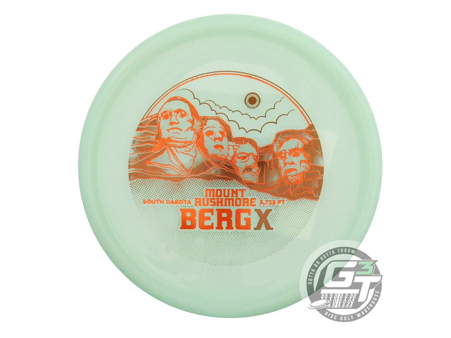 Kastaplast Limited Edition Mount Rushmore Stamp Color Glow K1 Berg X Putter Golf Disc (Individually Listed)