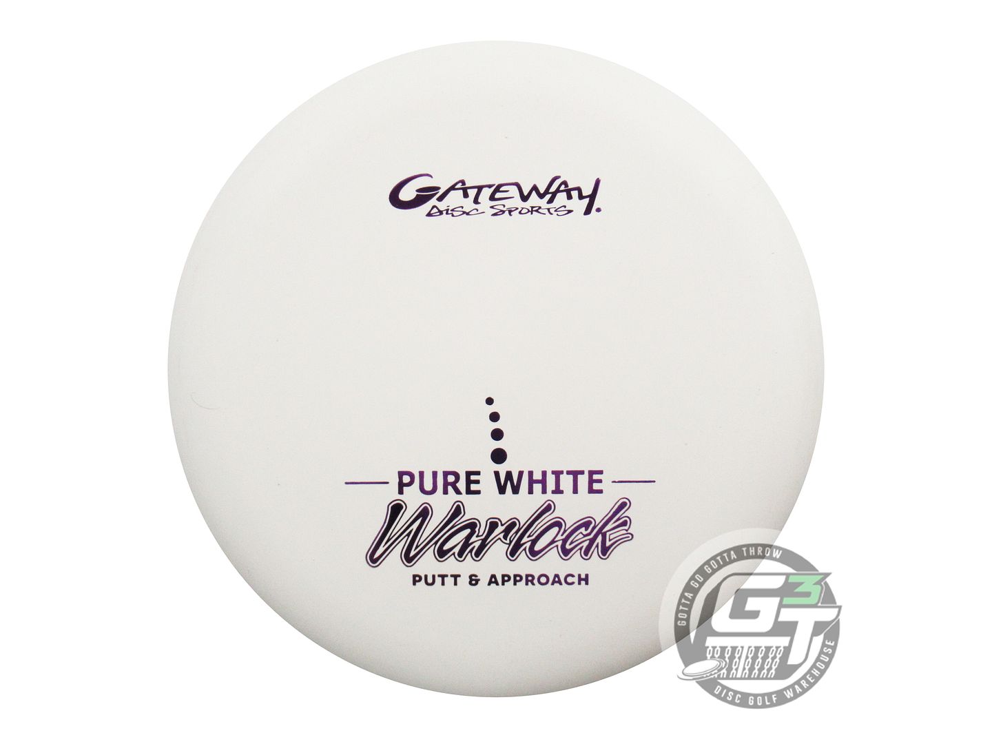 Gateway Pure White Warlock Putter Golf Disc (Individually Listed)