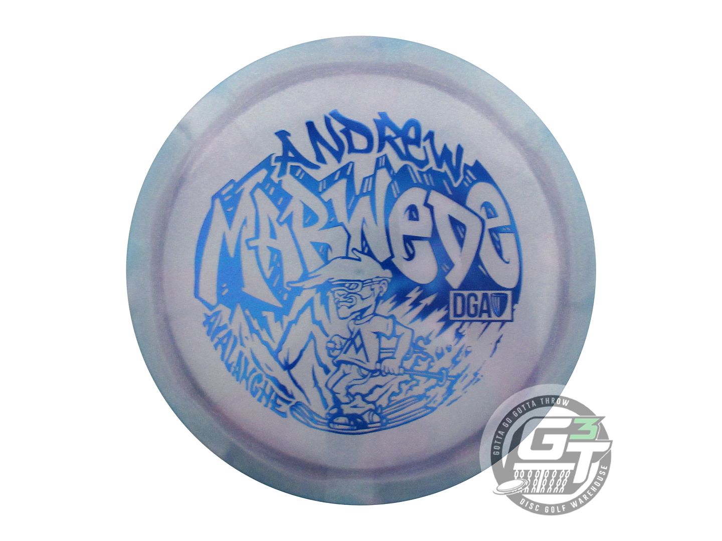 DGA Limited Edition 2024 Tour Series Andrew Marwede Swirl Tour Series Avalanche Fairway Driver Golf Disc  (Individually Listed)