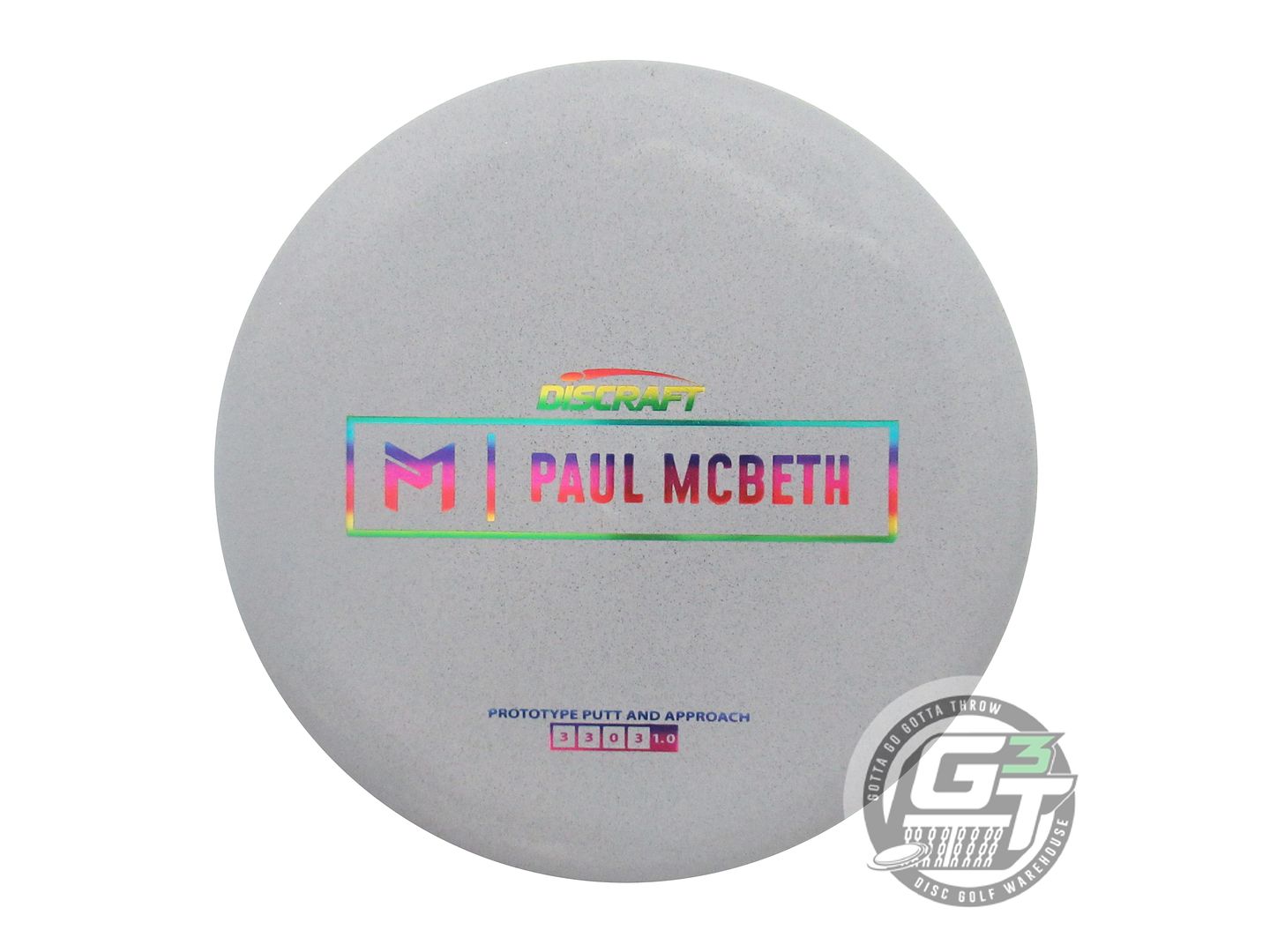 Discraft Limited Edition Prototype Paul McBeth Signature Rubber Blend Kratos Putter Golf Disc (Individually Listed)