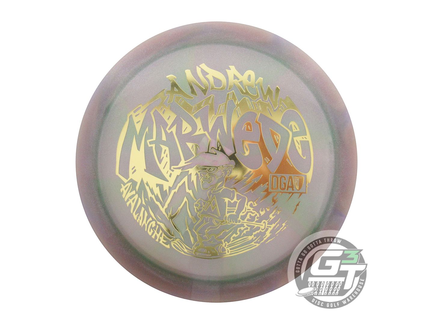 DGA Limited Edition 2024 Tour Series Andrew Marwede Swirl Tour Series Avalanche Fairway Driver Golf Disc  (Individually Listed)