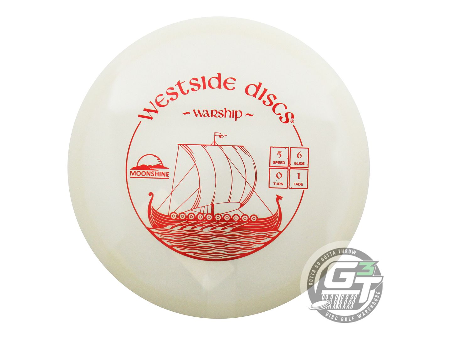 Westside Moonshine Glow VIP Warship Midrange Golf Disc (Individually Listed)