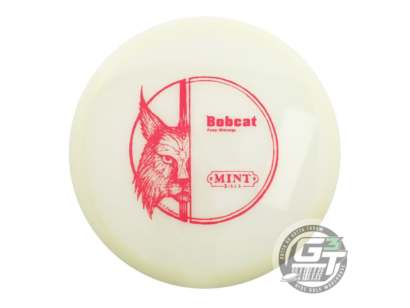 Mint Discs Limited Edition Big Cat Icon Stamp Glow Nocturnal Bobcat Midrange Golf Disc (Individually Listed)