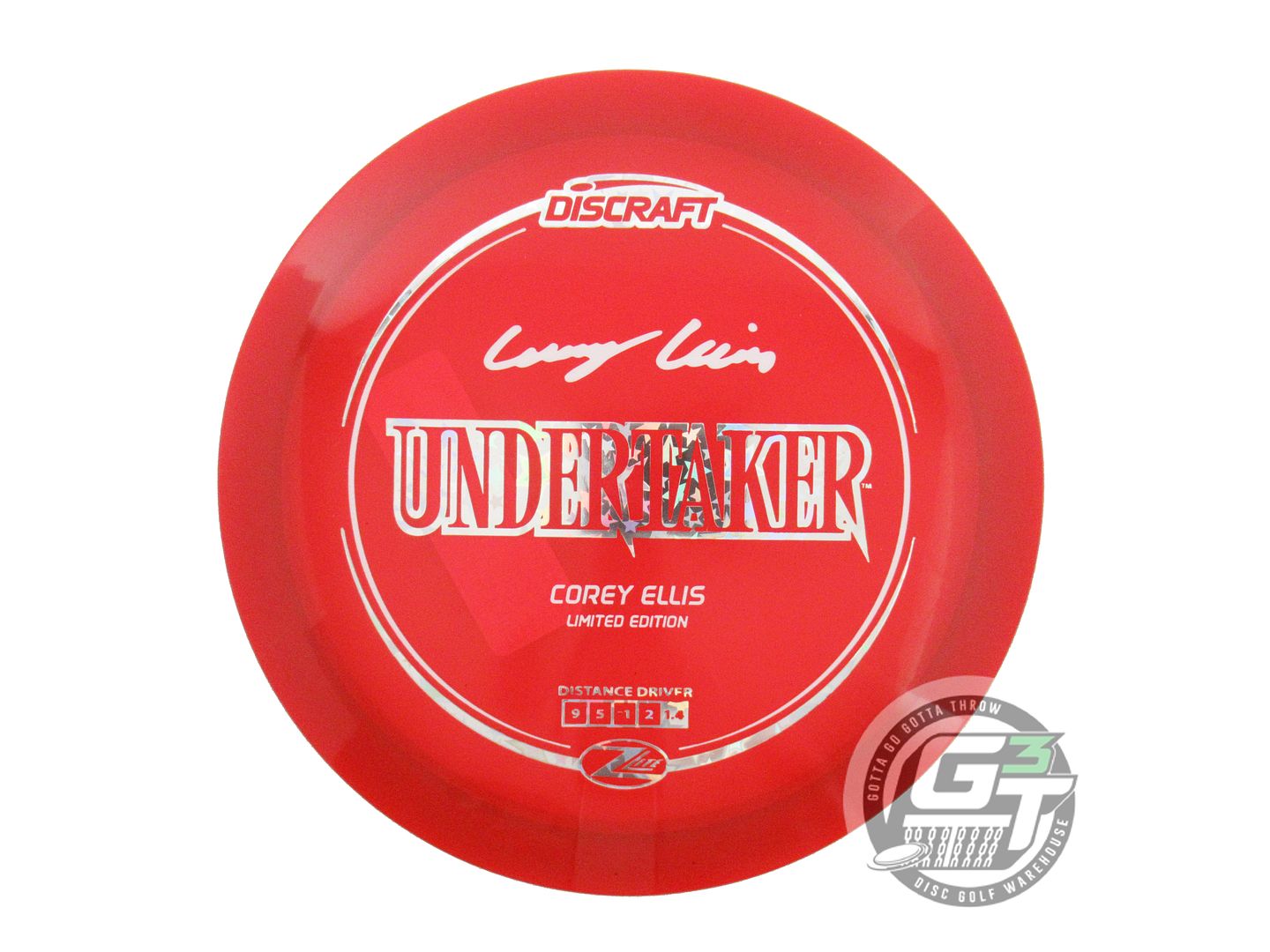 Discraft Limited Edition 2024 Elite Team Corey Ellis Z Lite Undertaker Distance Driver Golf Disc (Individually Listed)