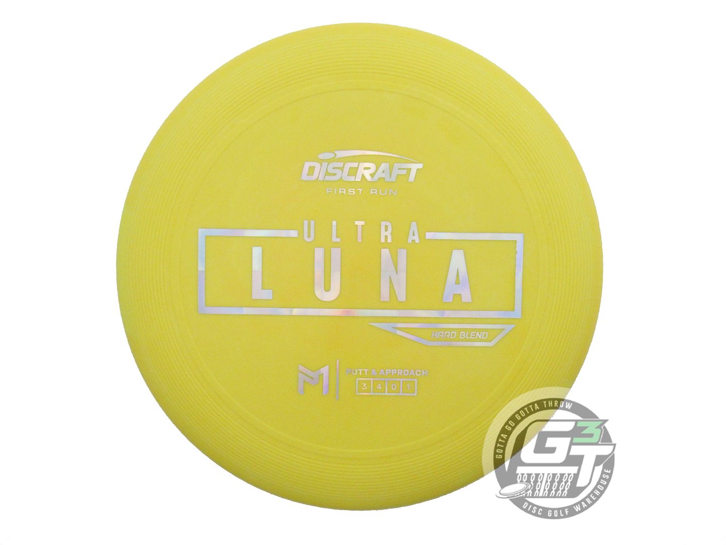 Discraft Limited Edition First Run Paul McBeth Signature Putter Line UltraLuna Putter Golf Disc (Individually Listed)