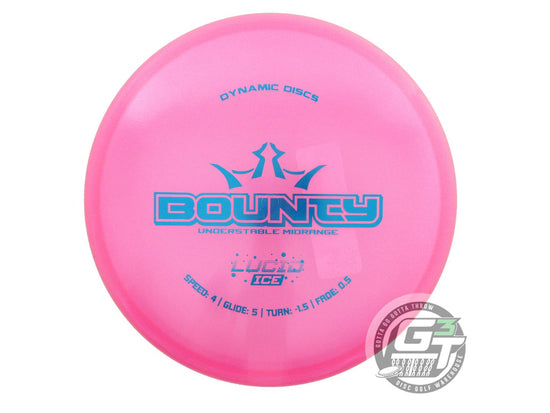 Dynamic Discs Glimmer Lucid Ice Bounty Midrange Golf Disc (Individually Listed)